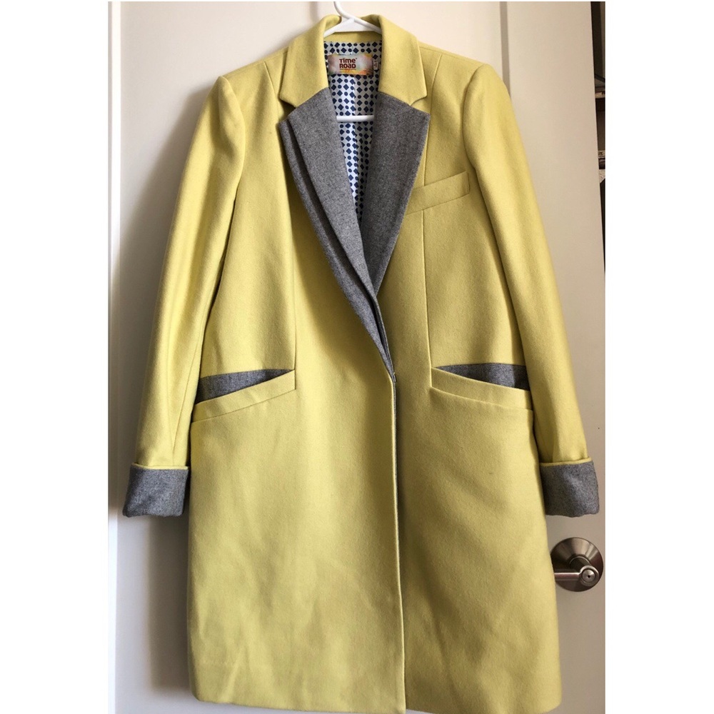 Wool blend coat